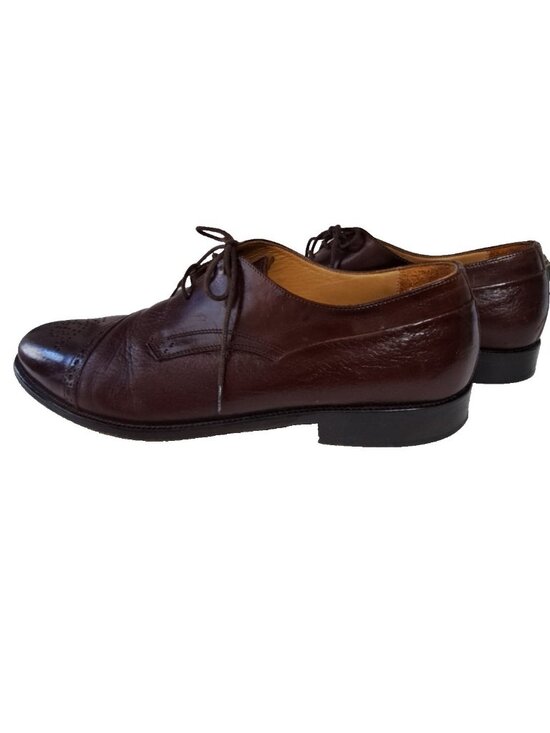 Johnston & Murphy Men\'s 9.5 Cellini Brown Oxford Shoes main image 5